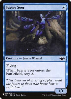 Faerie Seer card from The List Reprints