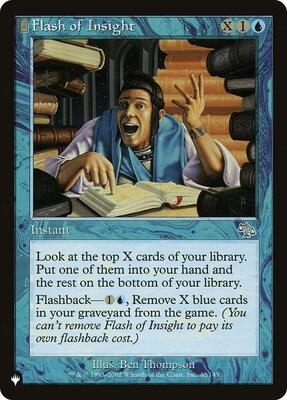 Flash of Insight card from The List Reprints
