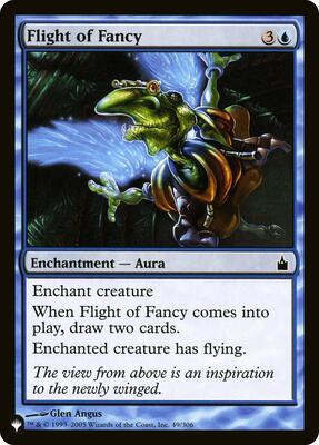 Flight of Fancy card from The List Reprints