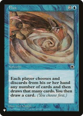 Flux card from The List Reprints