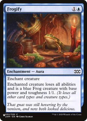 Frogify card from The List Reprints