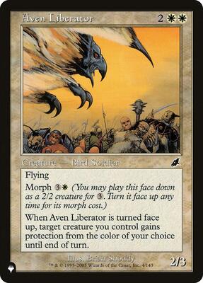 Aven Liberator card from The List Reprints