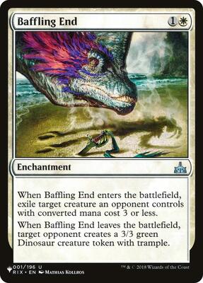 Baffling End card from The List Reprints