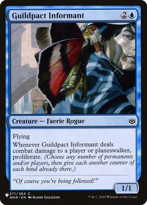 Guildpact Informant card from The List Reprints