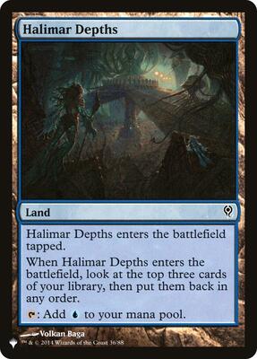 Halimar Depths card from The List Reprints