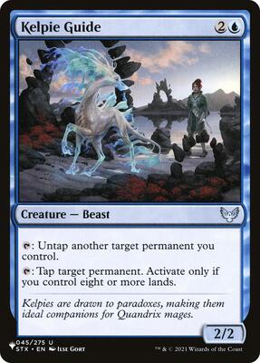 Kelpie Guide card from The List Reprints