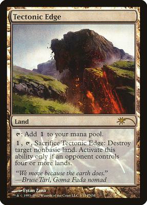 Tectonic Edge card from FNM Promos