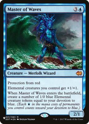 Master of Waves card from The List Reprints