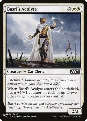 Basri's Acolyte card from The List Reprints