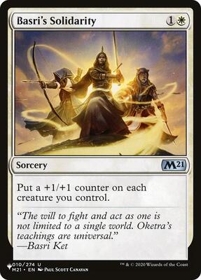 Basri's Solidarity card from The List Reprints