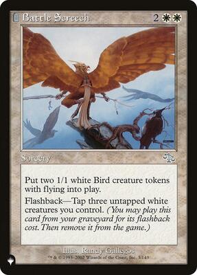 Battle Screech card from The List Reprints