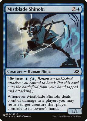 Mistblade Shinobi card from The List Reprints
