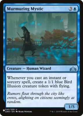 Murmuring Mystic card from The List Reprints