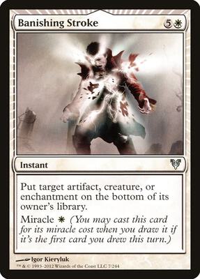 Banishing Stroke card from Avacyn Restored