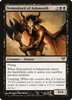 Demonlord of Ashmouth card from Avacyn Restored