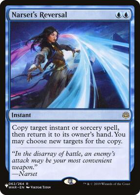 Narset's Reversal card from The List Reprints