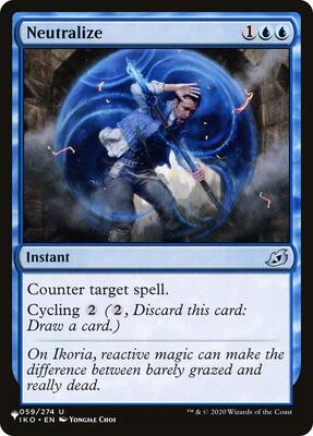 Neutralize card from The List Reprints
