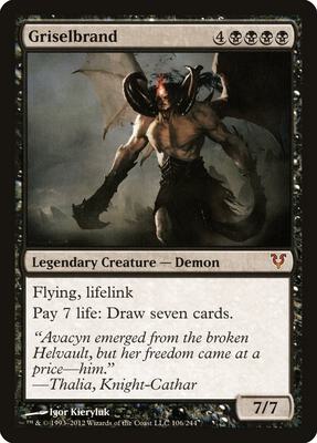 Griselbrand card from Avacyn Restored