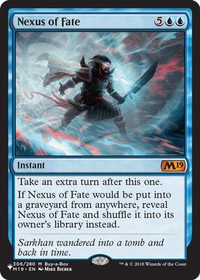 Nexus of Fate card from The List Reprints