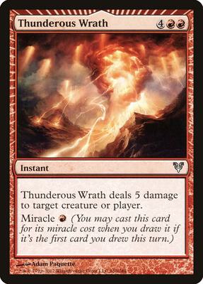 Thunderous Wrath card from Avacyn Restored