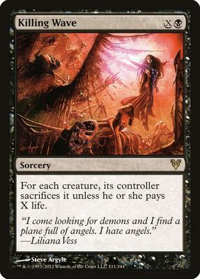 Killing Wave card from Avacyn Restored