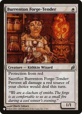 Burrenton Forge-Tender card from The List Reprints