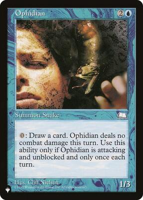 Ophidian card from The List Reprints