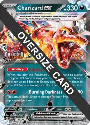 Charizard ex - 125/197 card from Jumbo Cards