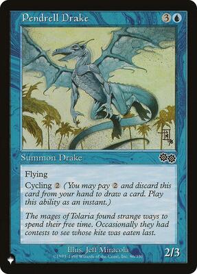 Pendrell Drake card from The List Reprints