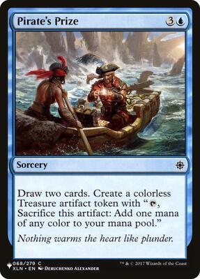 Pirate's Prize card from The List Reprints