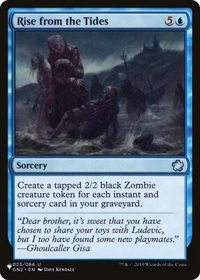Rise from the Tides card from The List Reprints