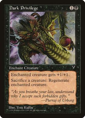 Dark Privilege card from Visions