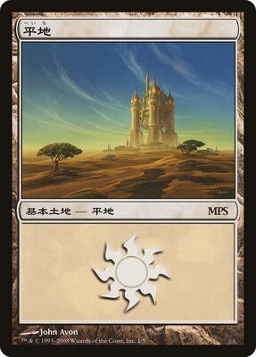 Plains (2008) card from Magic Premiere Shop