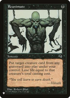 Reanimate card from The List Reprints