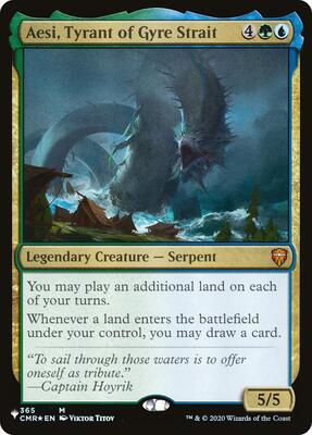 Aesi, Tyrant of Gyre Strait card from The List Reprints