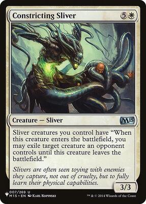 Constricting Sliver card from The List Reprints
