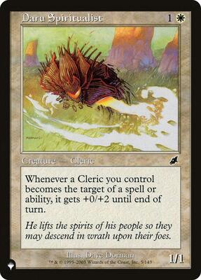 Daru Spiritualist card from The List Reprints