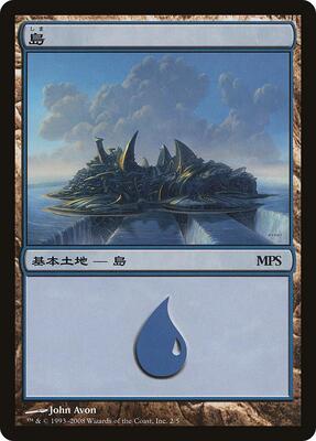 Island (2008) card from Magic Premiere Shop