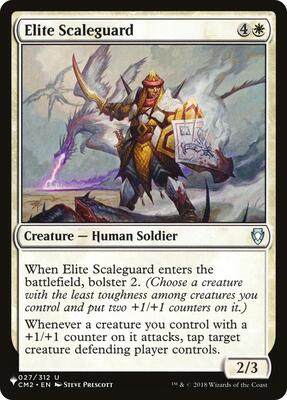 Elite Scaleguard card from The List Reprints