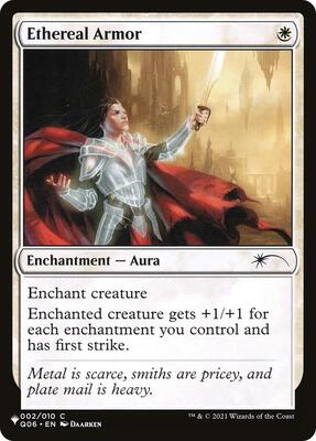 Ethereal Armor card from The List Reprints