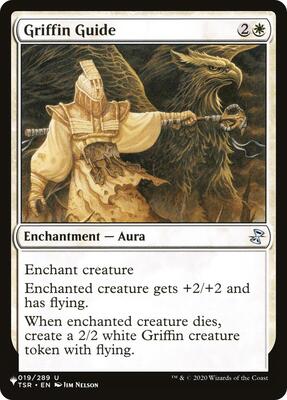 Griffin Guide card from The List Reprints