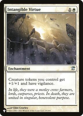 Intangible Virtue card from The List Reprints
