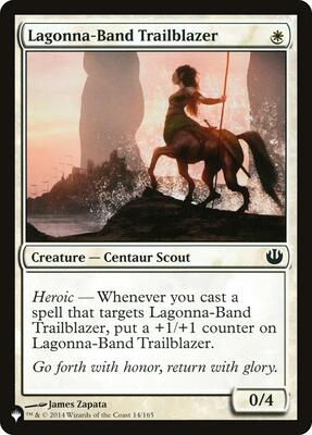 Lagonna-Band Trailblazer card from The List Reprints
