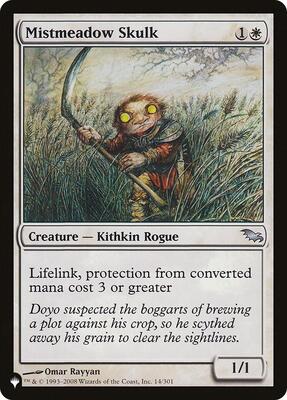 Mistmeadow Skulk card from The List Reprints