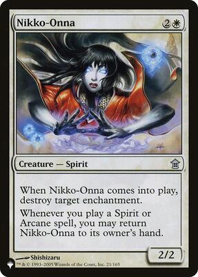 Nikko-Onna card from The List Reprints