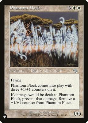 Phantom Flock card from The List Reprints
