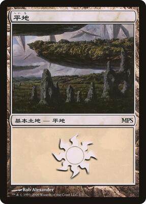 Plains (2009) card from Magic Premiere Shop