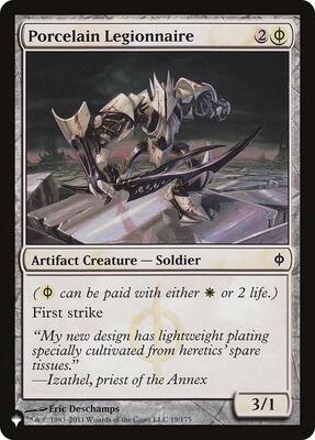 Porcelain Legionnaire card from The List Reprints
