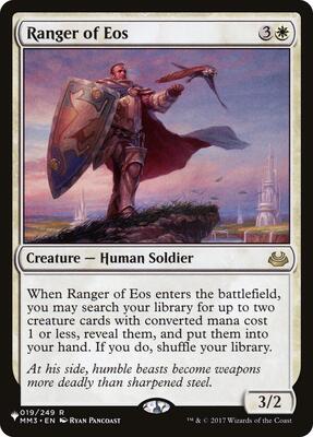 Ranger of Eos (MM3) card from The List Reprints
