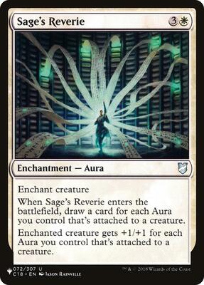 Sage's Reverie card from The List Reprints